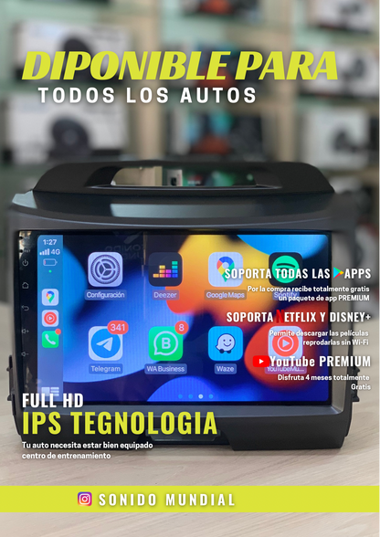 Centro de Entretenimiento ANDROID Full HD (PREMIUM)