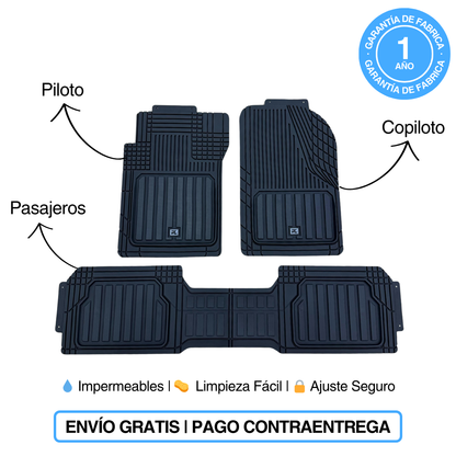 Tapetes Universales Línea Pro – Ajuste Perfecto para Cualquier Carro