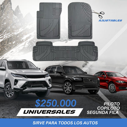 Tapetes Universales Línea Pro – Ajuste Perfecto para Cualquier Carro